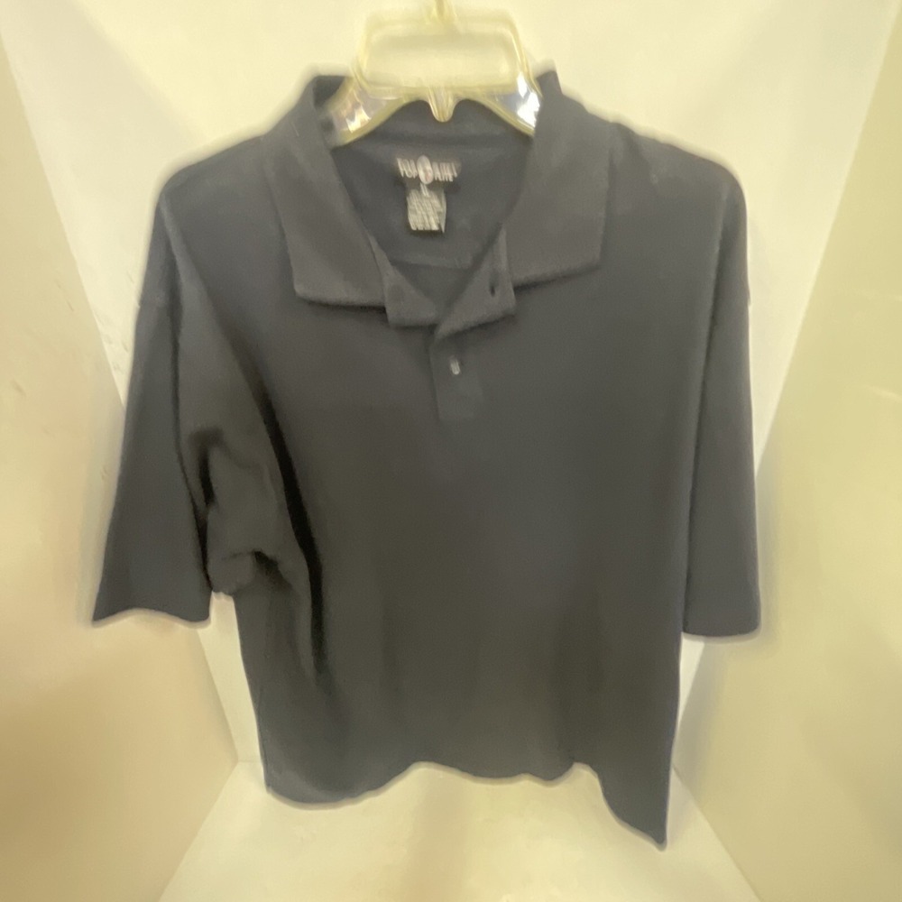 Top Flite Polo Men's XL Black Short Sleeve Golf